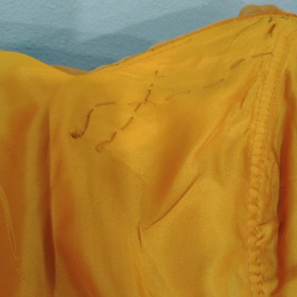 Vintage Orange Maxi Dress - Picture 12 of 15
